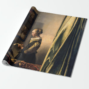 Vermeer - Flickor som läser Brev i ett öppet fönst Presentpapper