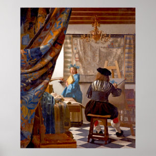 Vermeer - Konsten för målning Poster