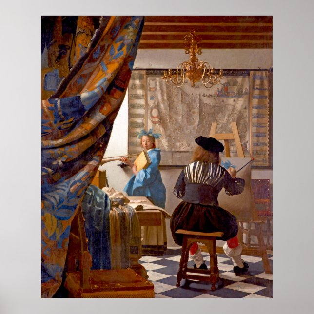 Vermeer - Konsten för målning Poster (Framsidan)