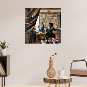 Vermeer - Konsten för målning Poster