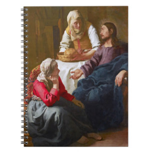Vermeer - Kristus i huset Martha och Mary Anteckningsbok