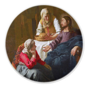 Vermeer - Kristus i huset Martha och Mary Knopp