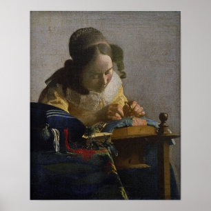 Vermeer - Lakemaker 1671 Poster