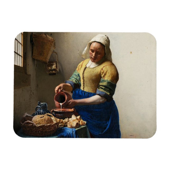 Vermeer, Milkmaid Magnet (Horisontell)