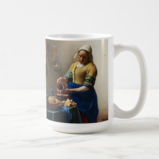 Vermeer Milkmaidmuggen Kaffemugg (Höger)