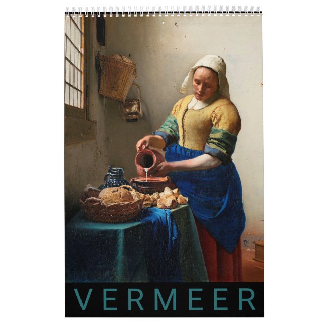 Vermeer Paintings-kalender Kalender (Omslag)
