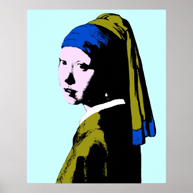 Vermeer' Pearl Earring ala Poster (Framsidan)