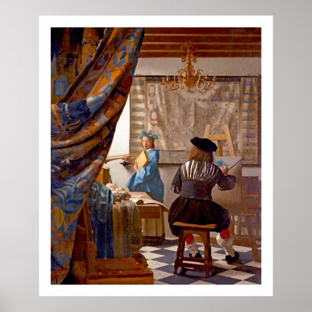 Vermeer - The Art of Painting - Vintage Art Poster (Framsidan)