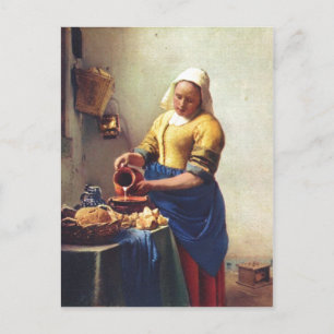 Vermeer van Delft, Jan Milchausgie?ende Magd The M Vykort