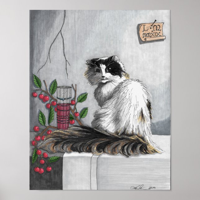 Vermeers katt (Kaylee) poster (Framsidan)