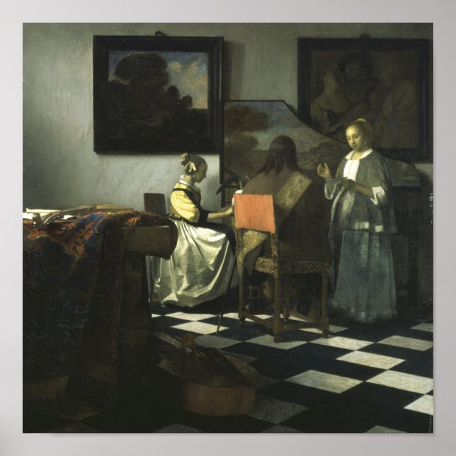 Vermeers konsert - Poster (Framsidan)