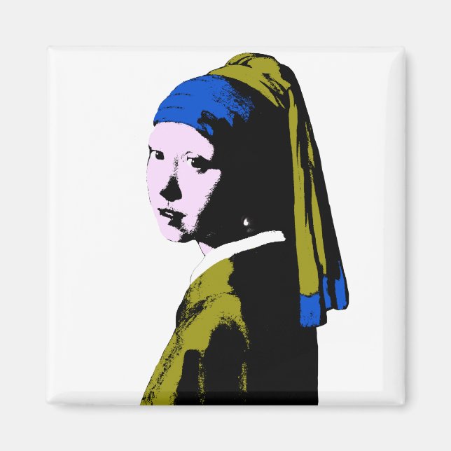 Vermeers Pearl Earring ala Magnet (Framsidan)