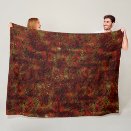 Vermelho forte esfolado sobre o cinza áspero fleecefilt