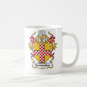 Vermeulen familjvapensköld kaffemugg