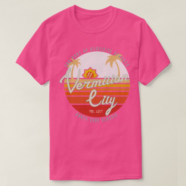 Vermilion City Surfa T Shirt (Design framsida)