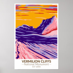Vermilion Cliffs National Monument White Pocket Poster