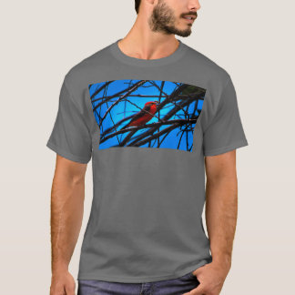 Vermilion Flycatcher with Tasty Meal T Shirt