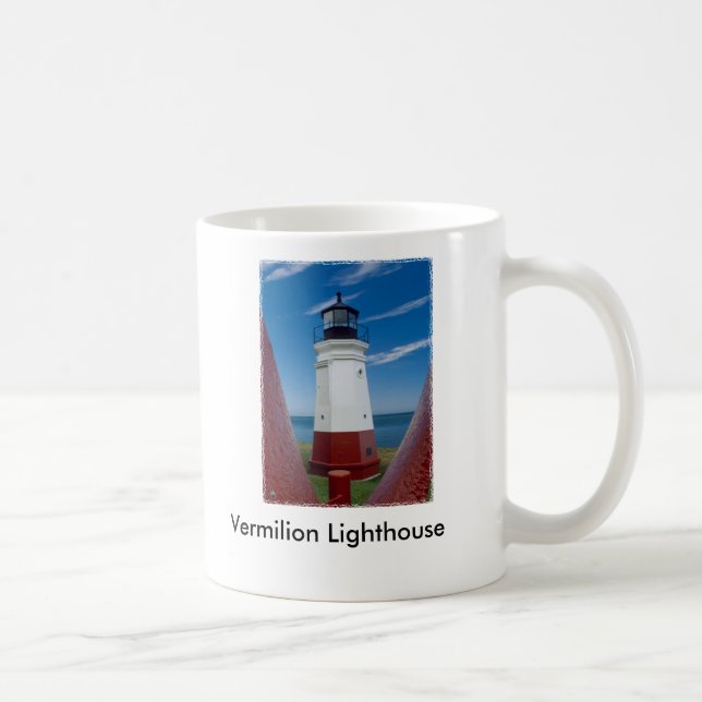 Vermilion fyrmugg kaffemugg (Höger)