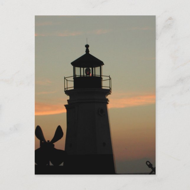Vermilion Lighthouse-vykort Vykort (Framsida)