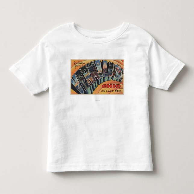 Vermilion Ohio - stora brevplatser T Shirt (Framsida)