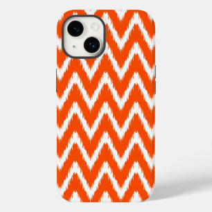 Vermiljon Asian Moods Ikat Chevrons
