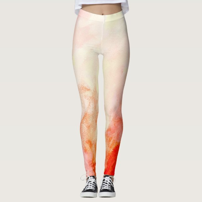 Vermillionnebulosan  leggings (Framsida)