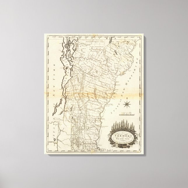 Vermont 10 canvastryck (Framsida)