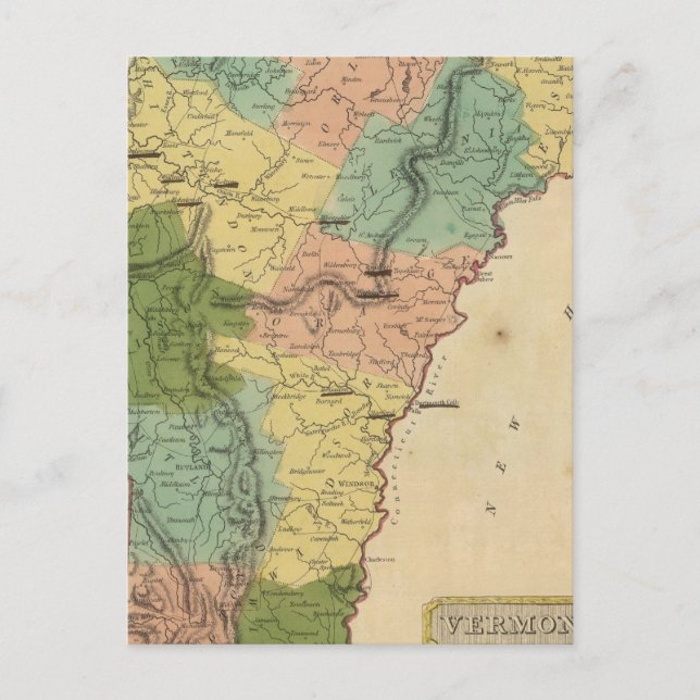 Vermont 10 vykort (Framsida)