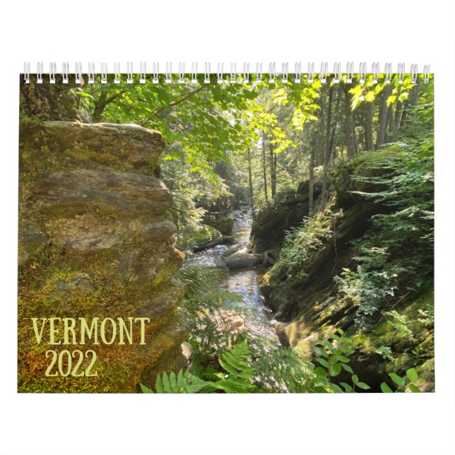 Vermont 2022-kalender kalender (Omslag)
