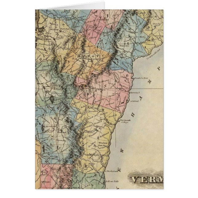 Vermont 4 hälsningskort (Framsidan)