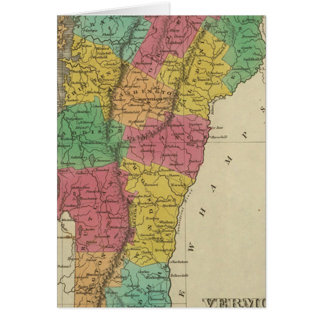 Vermont 9 hälsningskort (Framsidan)