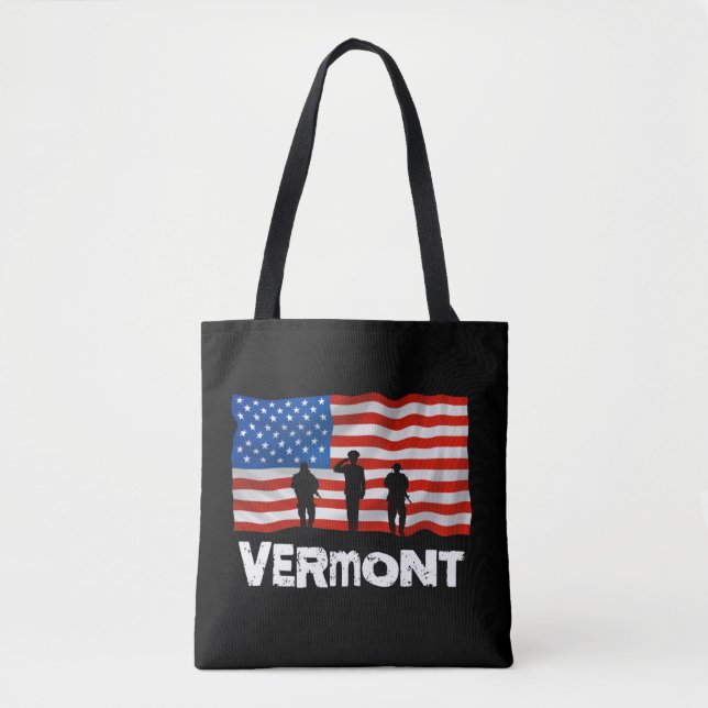 Vermont American Flagga Tygkasse (Framsida)
