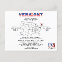 Vermont American State på karta och användbar info