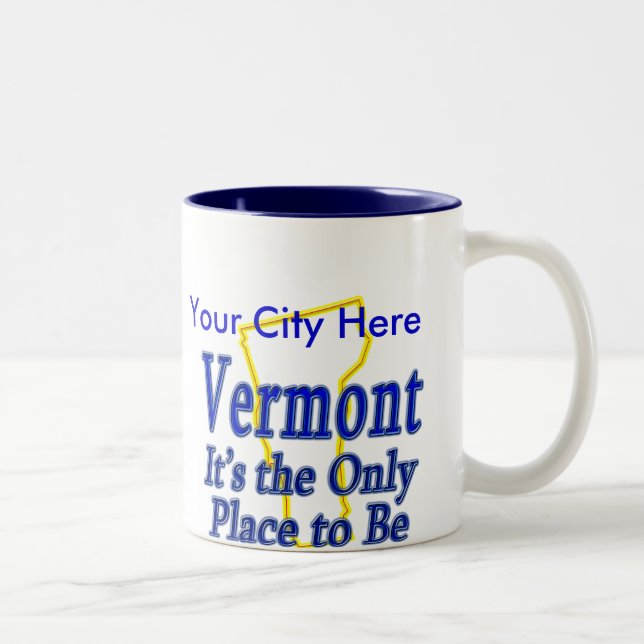 Vermont är det det enda stället som är Två-Tonad mugg (Höger)