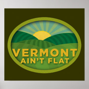 Vermont är inte sänker affischen poster