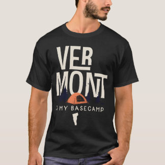 Vermont är min basläger roligt t shirt