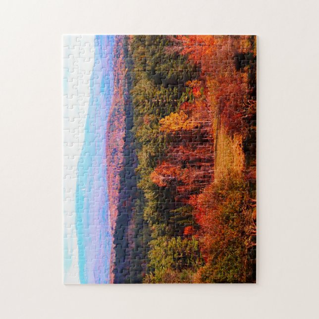Vermont Autumn Jigszle Puzzle Pussel (Vertikal)