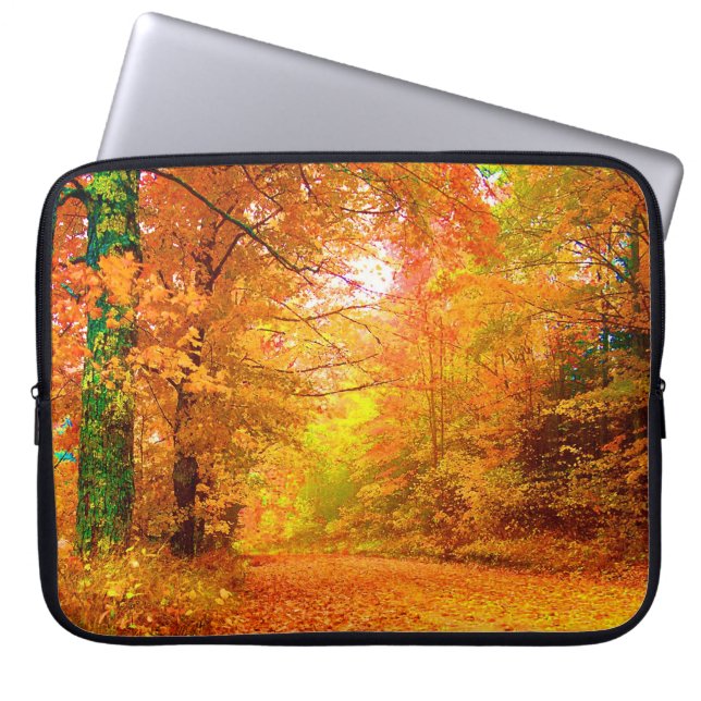 Vermont Autumn liggande Laptop Sleeve (Framsidan)