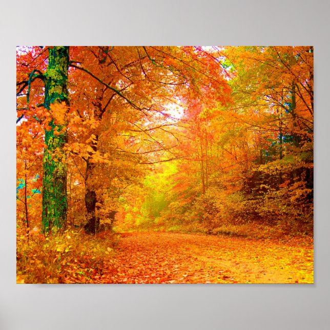Vermont Autumn Natature Ligcape Fine Art Poster (Framsidan)