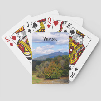 Vermont autumn playing cards casinokort