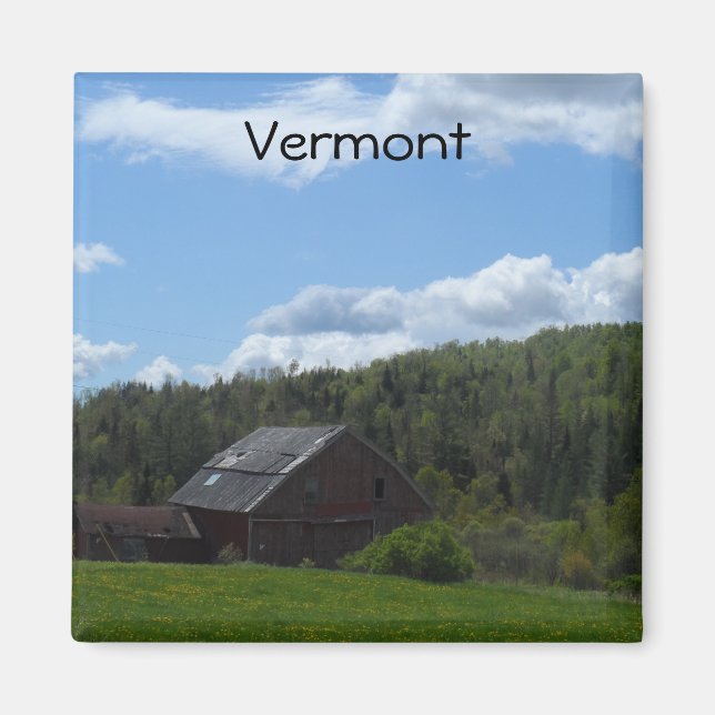 Vermont Barn Magnet (Framsidan)
