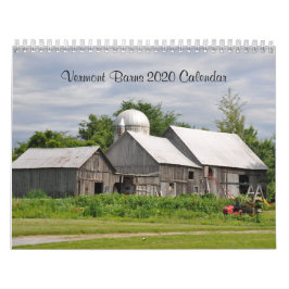 Vermont Barns - 2020 års kalender