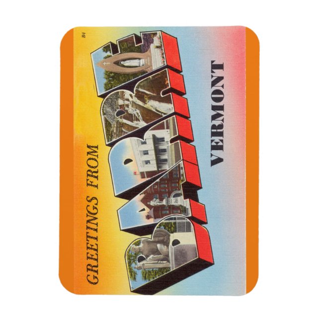 Vermont, Barre Magnet (Vertikal)