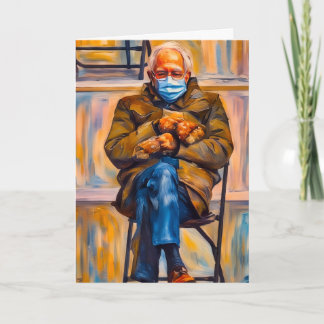 Vermont Bernie Sanders Mittens Card Kort