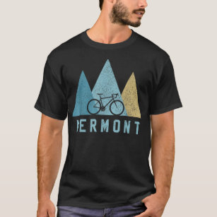 Vermont Bike Vintage Cycling Mounts MTB T Shirt