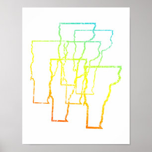 vermont chill-oskärpa poster