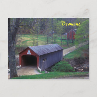 Vermont Covered Bridge Guilford Vykort
