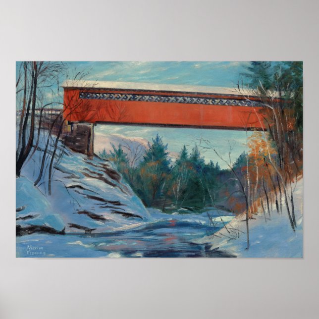 Vermont Covered Bridge Poster (Framsidan)