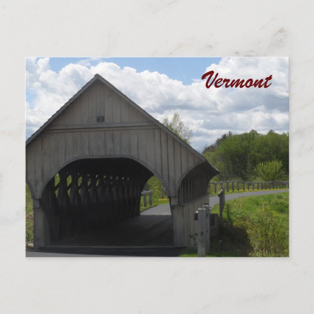 Vermont Covered Bridge Vykort (Framsida)