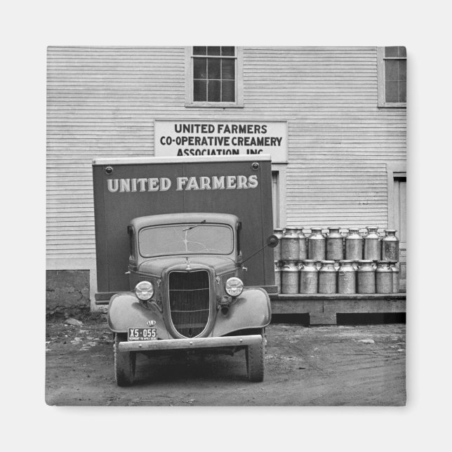 Vermont Dairy Co-op, 1930-talet Magnet (Framsidan)